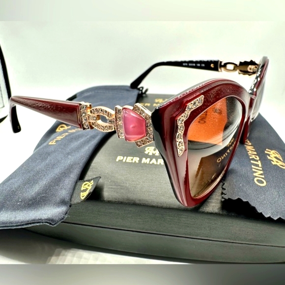Pier Martino Sunglasses 100% authentic🏆Limited edition‼️Made in 🇮🇹Italy ‼️ - Picture 1 of 16